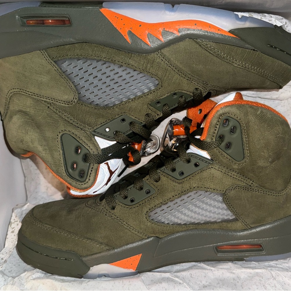 Jordan 5 olive green